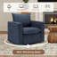 Fauteuil pivotant rembourré en tissu de 34 po de largeur Louretha-1497363394