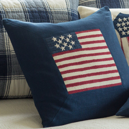 Taylor Linens Flag Porch Throw Pillow | Wayfair