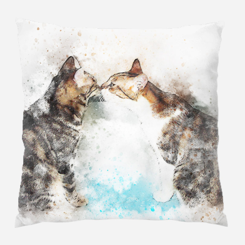  Coussin Cat, Intérieur, Microsuède