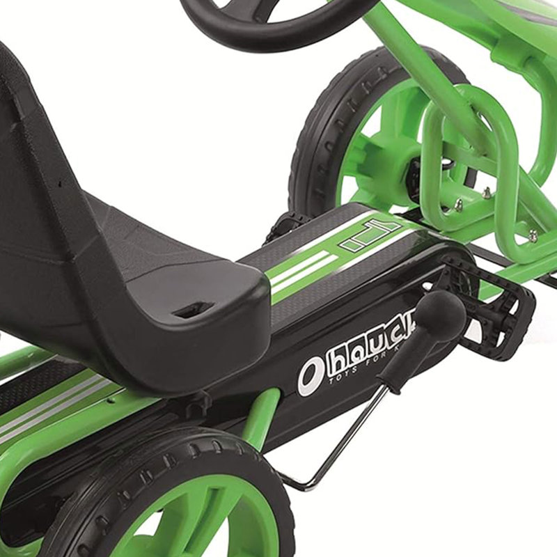 Kart à pédales avec siège baquet Hauck Speedster pour enfants de 4 à 8 ans, pompiers, Rouge