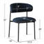 Chaise rembourrée avec pieds en métal-894426351
