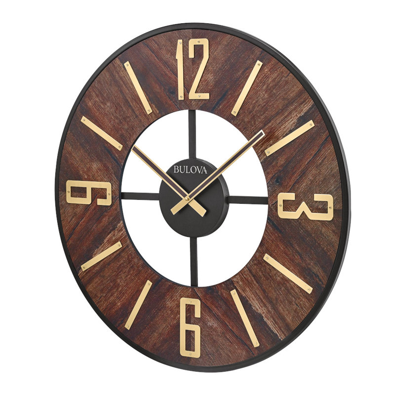 Boardroom Large Wood Wall Clock, C3394