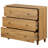 Lysiane 4 Pieces Bedroom Furniture Set, Queen Size Solid Wood Canopy Bed, 3-Drawer Dresser And 2 Nightstands-809568122