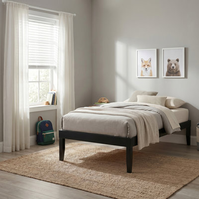 Marialana Contemporary Solid Wood Platform Bed with 13 Support Slats