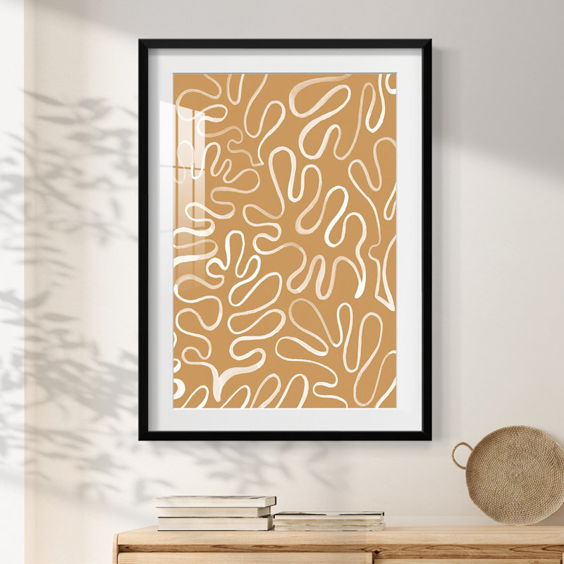 Matisse pièces II - impression encadrée, H 28,5 po x l 20,5 po, Noir
