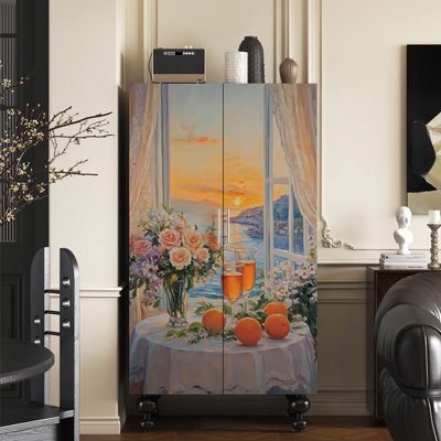 Garde-robe pratique American Retro