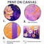 Paysage de rêve, paysage de cactus lavande - art mural floral cactus-654585135-654585130-654585041
