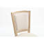 Chaise rembourrée avec pieds en bois