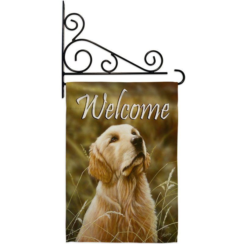Double Sided 18.5'' H x 13'' W Polyester Animal Flag Set
