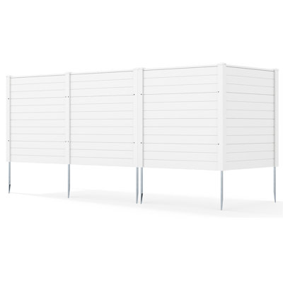 4 ft. H x 8 ft. W Vinyl Privacy Screen by Topbuy