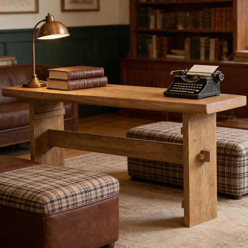 Table d'entrée classique, console durable, table de canapé