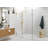 Illume 60 in. x 48.5 in. x 78 in. 90-degree Fully Frameless Wall Hinged Glass Shower Enclosure-90627764