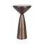 Table d'appoint ronde en métal Steeves