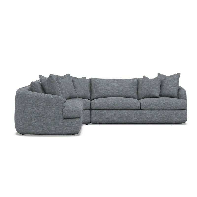 Jules Fabric 3 Pc Sectional, 5555-011