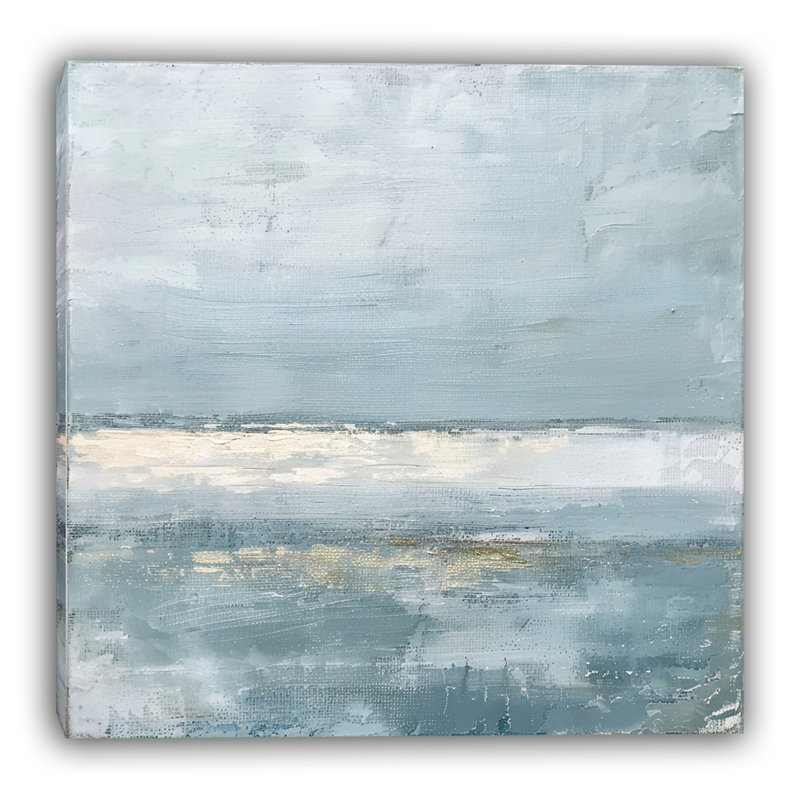«Aqua Veil», art mural sur toile tendue, L 20 po x H 20 po x P 1,5 po