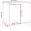 58mm Single Bathroom Vanity with Basin-1776115342