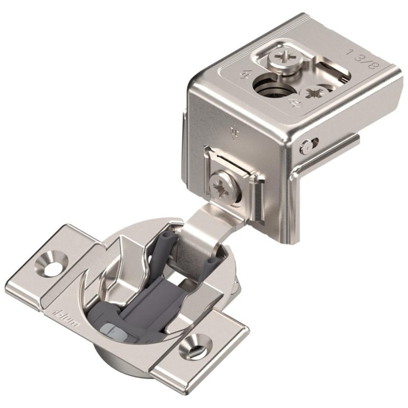 1-3/8 inch Overlay BLUMOTION 31C Compact 110 Degree Soft Close Face Frame Concealed Overlay Hinge [Screws Not Included]