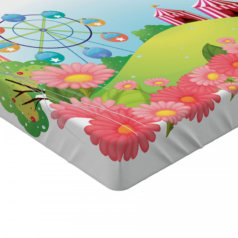 Circus Microfiber Fitted Sheet, Full Fitted Sheet