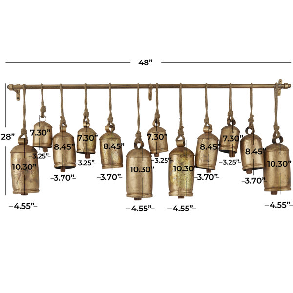 Almerton Decorative Bell Breakwater Bay Finish: Bronze