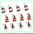 GnomePetal Shower Curtain Hooks - Whimsical Bath Accessory