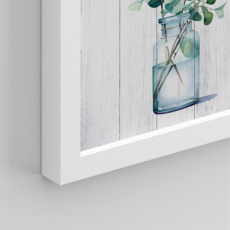 Fleurs sauvages dans les vases, plantes botaniques florales, impression sur papier, 4 pièces, Blanc, H 14 po x l 11 po