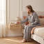 Floating Nightstands Set of 2 Wall-Mounted Bedside Tables Oak Rattan 1-Drawer 40x30x15cm No Legs Low Profile
