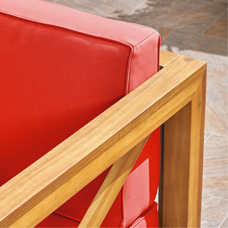Fauteuil de patio, Rouge