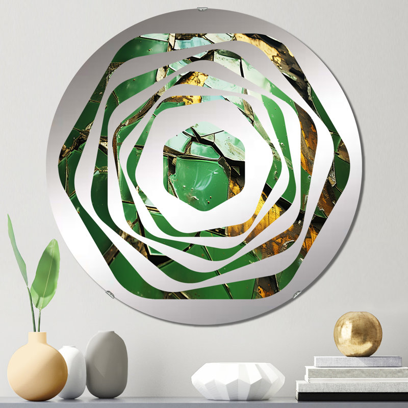 Miroir décoratif acheteur - acheteur Amorphe, 31,4 po x 31,4 po