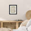 «Staccato Ink Marks on Warm Grey and White» par Pearlstein Wood, reproduction d'art encadrée-1013472211-1013472212