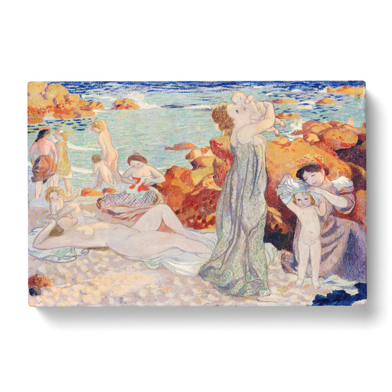 Bathers by Maurice Denis - Wrapped Canvas, 35cm H x 50cm W x 3cm D