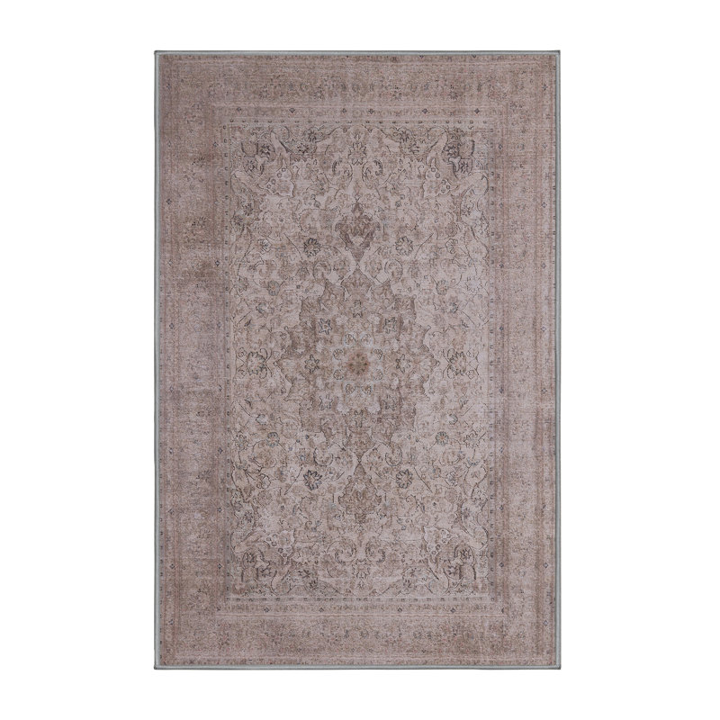 Tapis oriental gris Melita, Rectangle de 2 pi x 3 pi