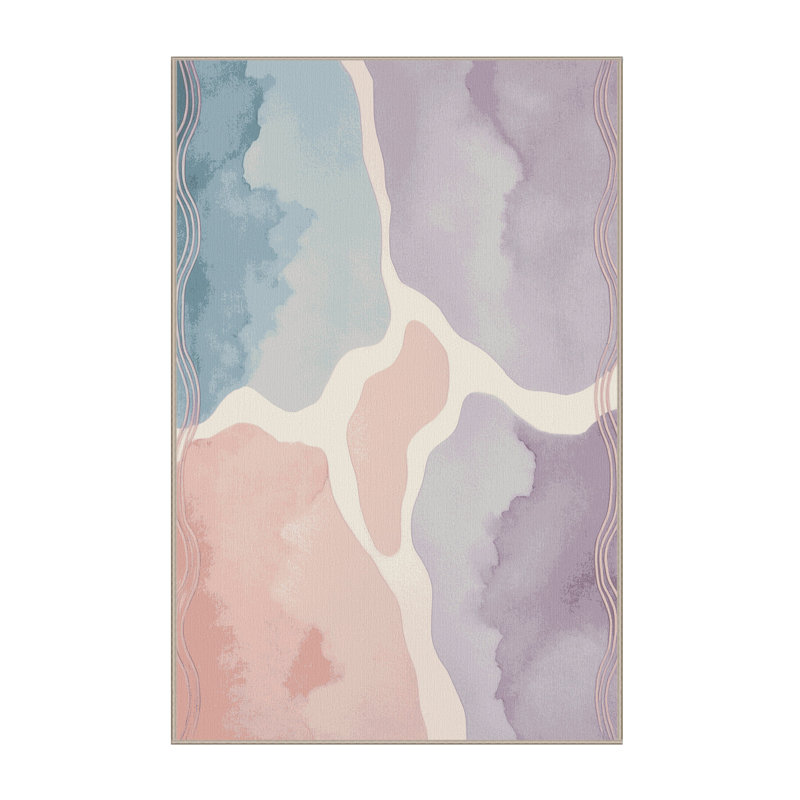 Calm Cascade Rug, Rectangle 4' x 6'