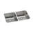 Lustertone 30.75" L x 18.5" W Double Basin Undermount Kitchen Sink Kit