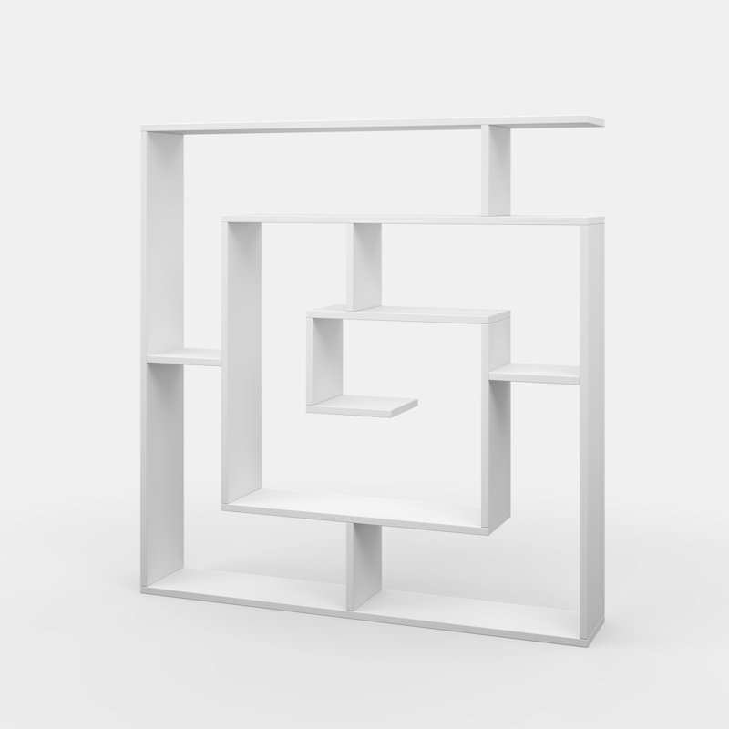 Abston Geometric Bookcase