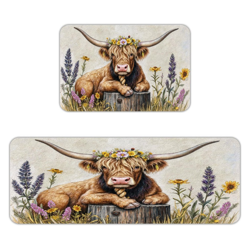 Tapis de cuisine Highland Cow