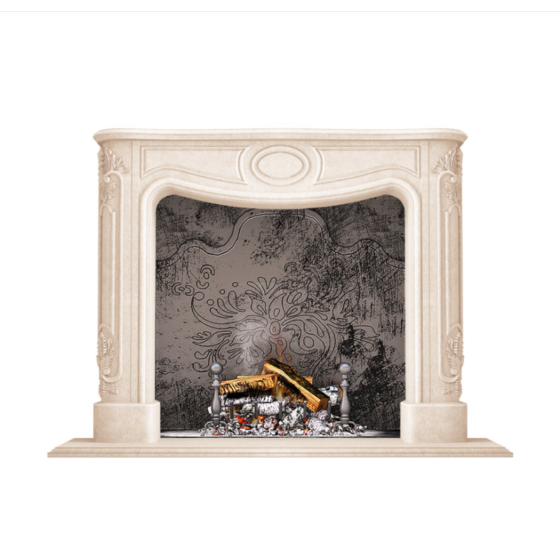Florence Fireplace Surround, Beige Smooth