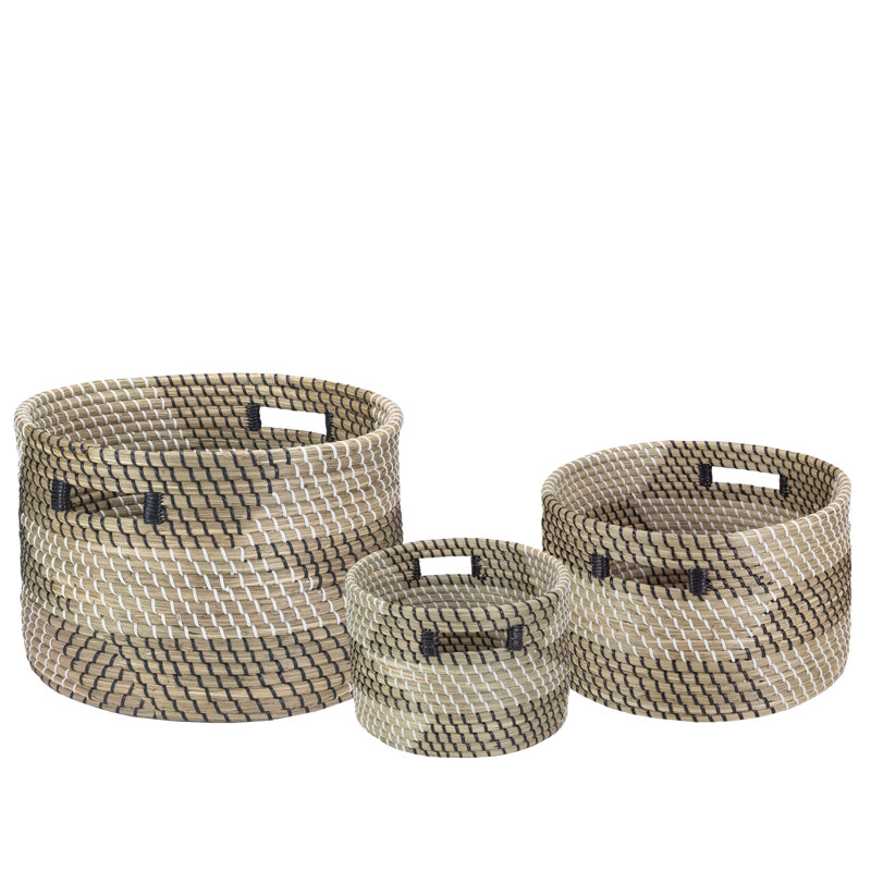 Traditional Nesting Wicker Baskets