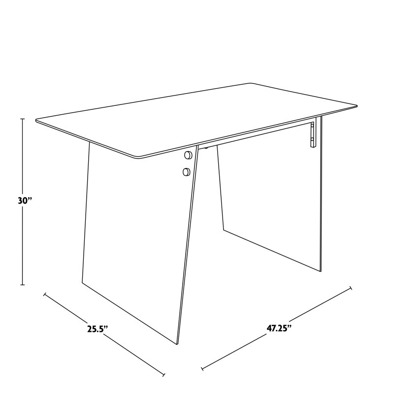 Bureau contemporain en verre avec base en acier inoxydable chromé, plateau trempé transparent pour bureau personnel