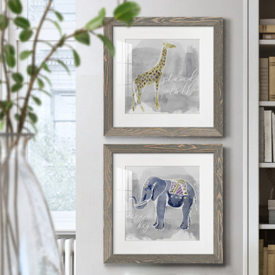 «Stand Tall», ensemble de 2 peintures