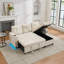 3 Seater Fabric Sofa & Chaise-2043009824