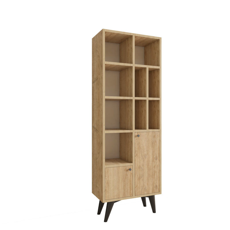 Noell 170 cm H x 60 cm W Standard Bookcase