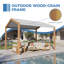 Pergola modulaire à persiennes en aluminium