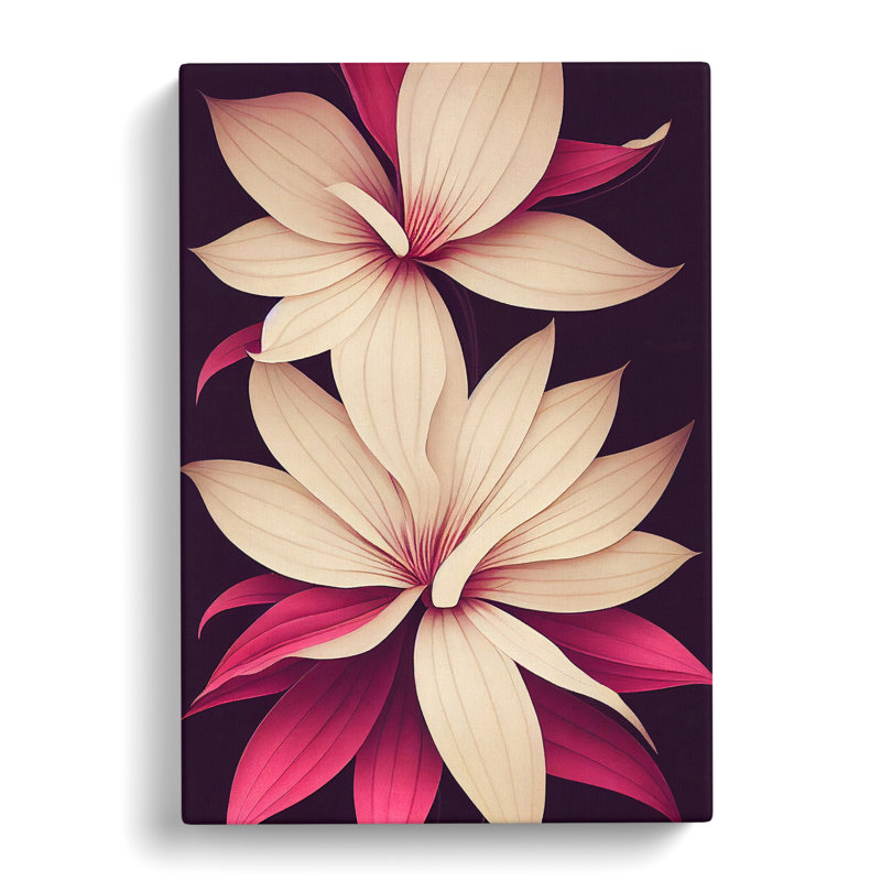 Lush Flowers - Wrapped Canvas, 60cm H x 40cm W x 3cm D