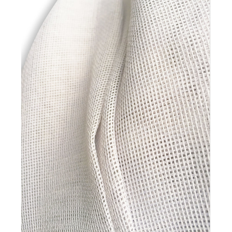Patricia Semi Sheer Curtain Pair, 26" W x 63" L, White
