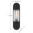 Holton 1-Light Wall Sconce in Black-1841916213