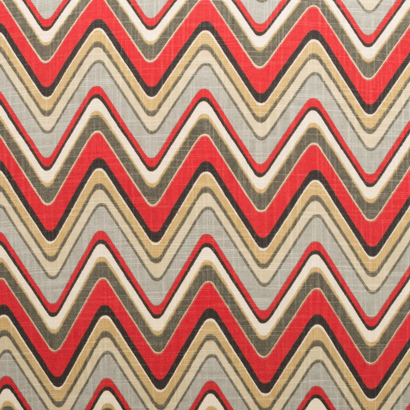 Sand Art Chevron Cotton Reversible Throw Pillow, Square 20"