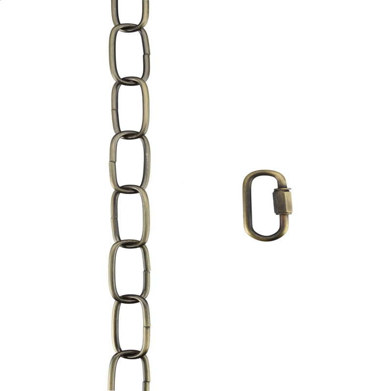 Heavy Duty Chain, 36" H x 0.75" W x 0.75"D, Bronze