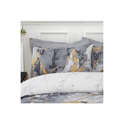 Kinley Polyester Abstract Duvet Cover Set with Pillowcases
