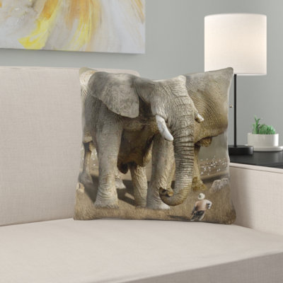 Housse et insert de coussin carré Mammal