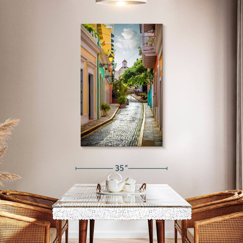 Sirci, vieille rue San Juan, H 48 po x l 32 po